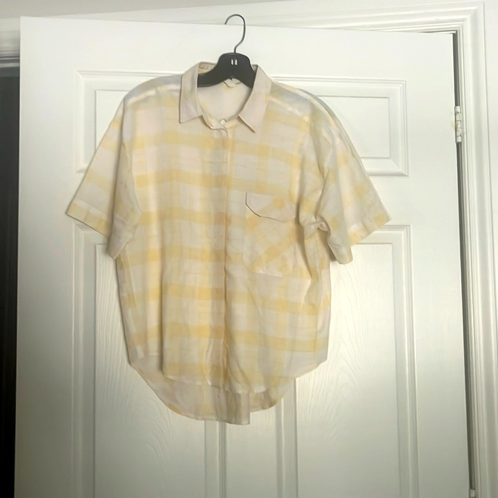 Cotton checkered top